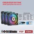 Bộ 3 Fan VSP V304C LED ARGB