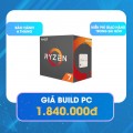 CPU Tray AMD Ryzen 7 1800X (3.6 GHz-4.0 GHz, 8 nhân, 16 luồng, LGA AM4, Cache 16MB)