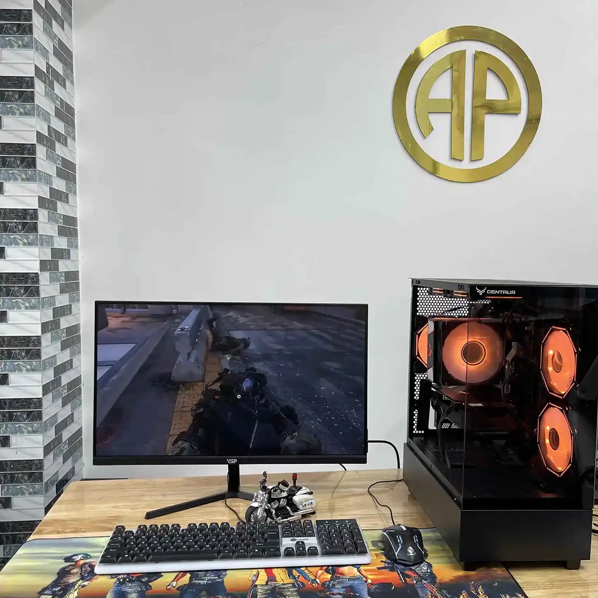 Dàn Pc Gaming Giá Rẻ Bể Cá Trắng B760M I5 13400F 16GB 2060 Super Màn Hình 24inch ( Vga 2nd )