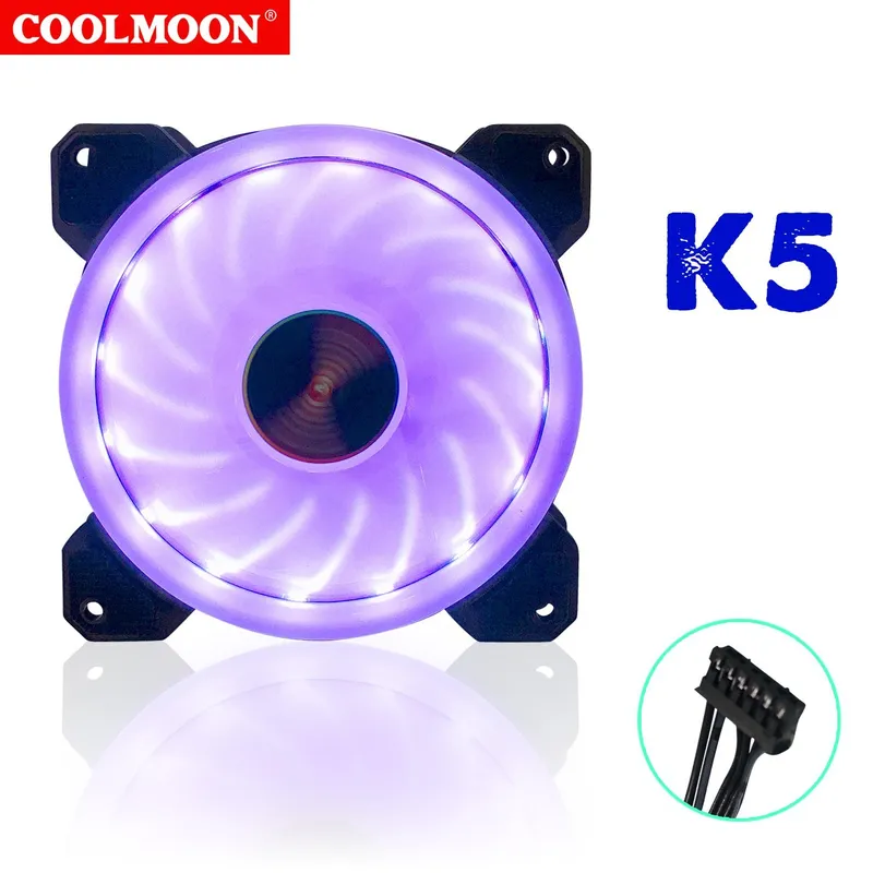Fan Case CoolMoon Y1 RGB Black | Fan lẻ