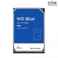 Ổ cứng HDD WD Blue 4TB 3.5" SATA 3/256MB Cache/ 5400RPM (Màu xanh) WD40EZAX