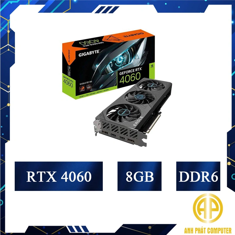 Card Màn Hình GIGABYTE RTX 4060 EAGLE OC 8G