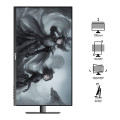 Màn Hình Máy Tính Gaming Edra EGM27F3PR (27 inch/FHD/IPS/180Hz/0.5ms)