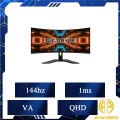 Màn hình máy tính Gaming Gigabyte G34WQCA-EK (34 inch/WQHD/VA/144Hz/1ms/350nits/HDMI+DP/Loa/Cong)