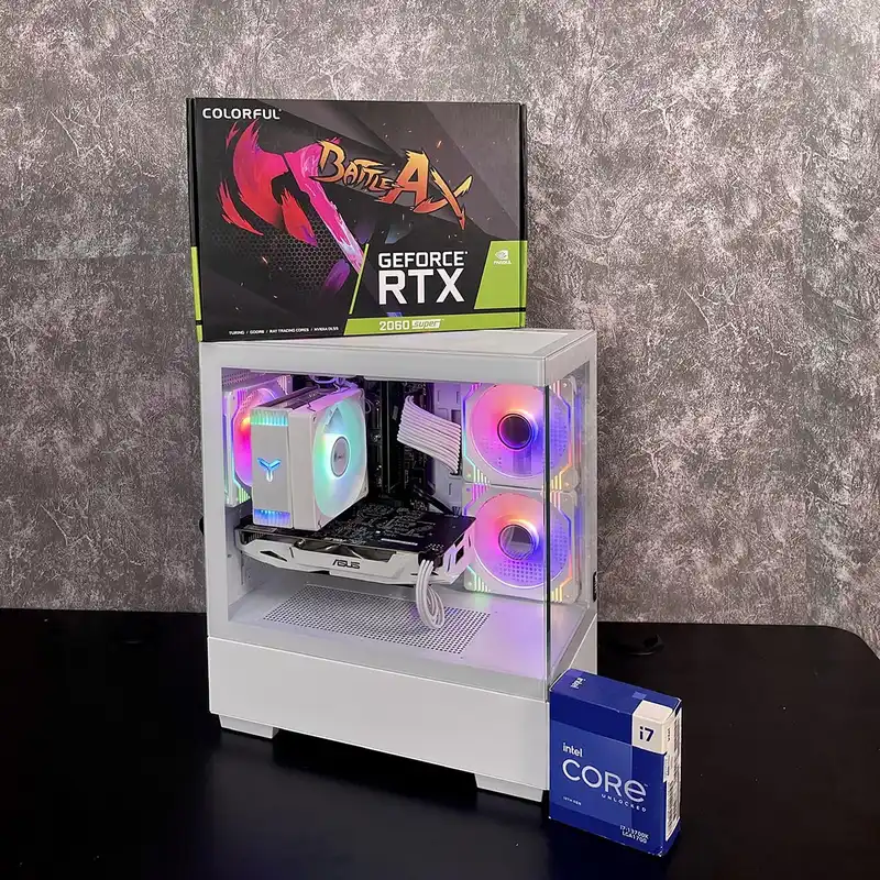 Pc Gaming Bể Cá Trắng Z590M I5 11400F 16GB 1660 Super ( All New)