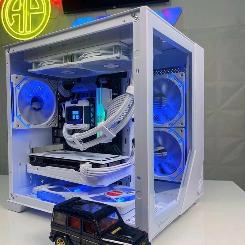Pc Gaming Bể Cá Trắng B760 I5 12400F 16GB 2060 Super  ( All New)