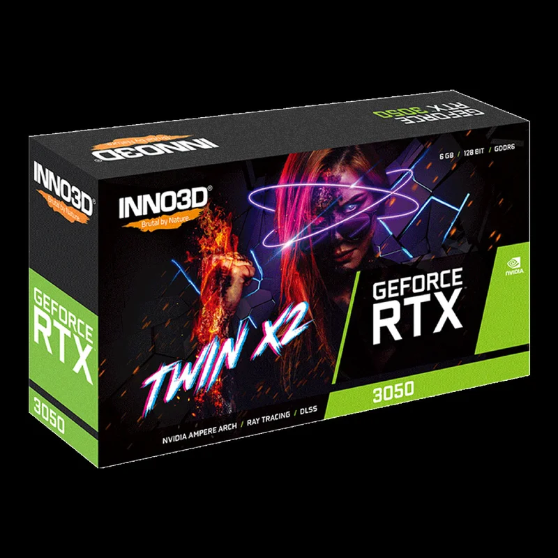 Card màn hình INNO3D RTX 3050 6GB TWIN X2 V2