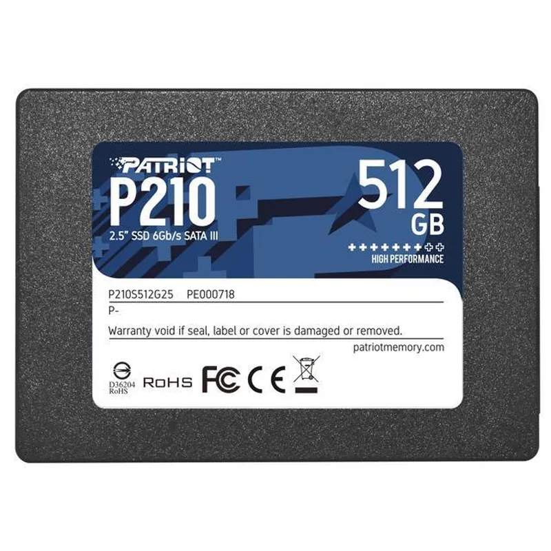 Ổ Cứng SSD 512GB Patriot P210 SATA III