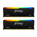 Ram Kingston Fury Beast RGB 16GB | 2x8GB, DDR4, 3200MHz (KF432C16BB2AK2/16)