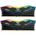 Ram DDR5 TEAMGROUP 32G/6000 T-Force Delta Black RGB (2x16GB) Tản Nhiệt (FF3D532G6000HC38ADC01)