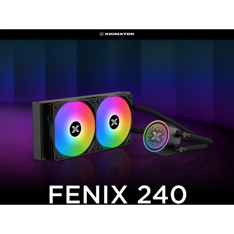 Tản nhiệt nước Xigmatek Fenix 240 ARGB - Đen (EN42935)