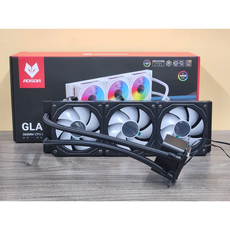 Tản nhiệt nước Coolmoon Glacier 360 ARGB - Đen