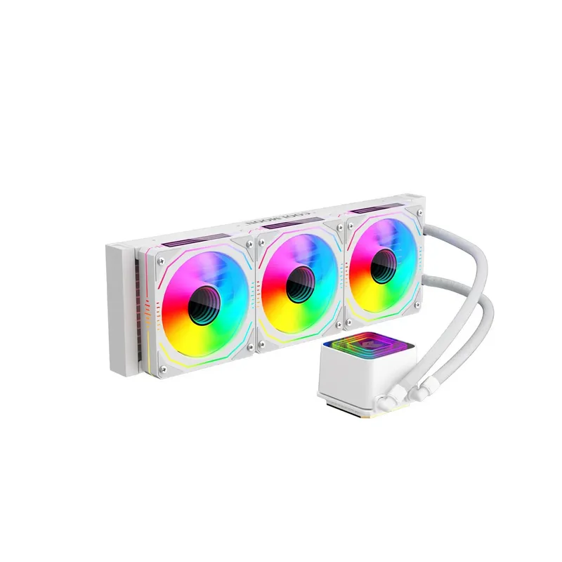 Tản nhiệt nước Coolmoon Glacier 360 ARGB - Trắng
