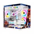 Vỏ case Magic Aqua M Ultra Plus Songoku - Trắng | Full M-ATX