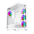 Vỏ Case Xigmatek Blast Artic 4GF ATX - White | Kèm sẵn 4 fan (EN 44922)