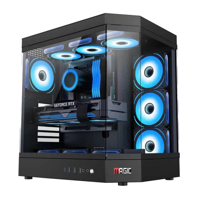 Vỏ case Magic Vila Ultra - Đen | E-ATX, không Fan