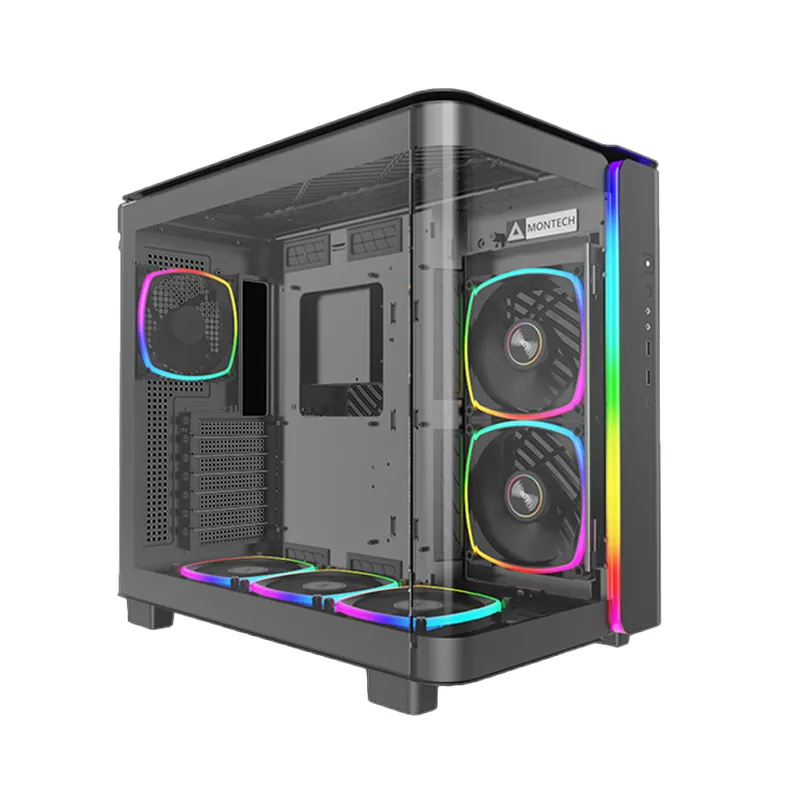Vỏ Case Montech King 95 Pro - Đen | Sẵn 6 fan ARGB