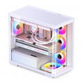 Vỏ case Jonsbo D300 - White | Micro-ATX, kính cong