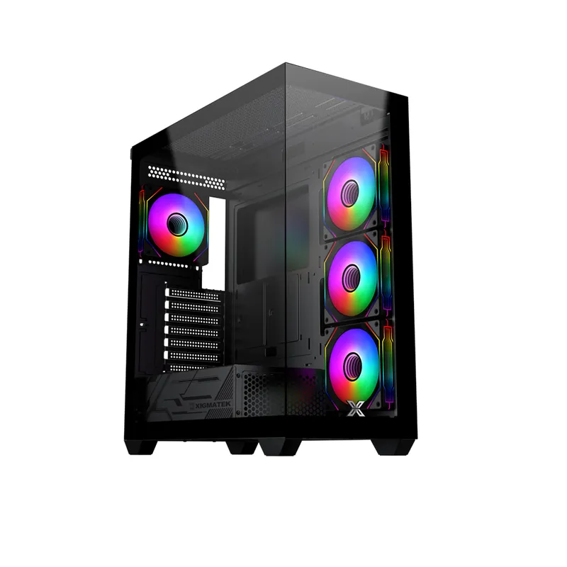 Vỏ Case Xigmatek Blast 4GF ATX - Black | Kèm sẵn 4 fan (EN 44908)