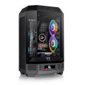 Vỏ case Thermaltake The Tower 300 Micro Tower Chassis | Đen, sẵn 2 fan ARGB 14cm (CA-1Y4-00S1WN-00)