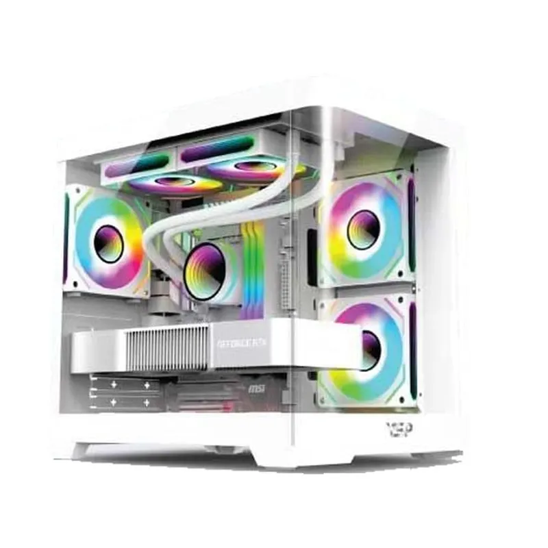 VỎ CASE VSP AQUANAUT PRO GAMING M-ATX X7 - TRẮNG