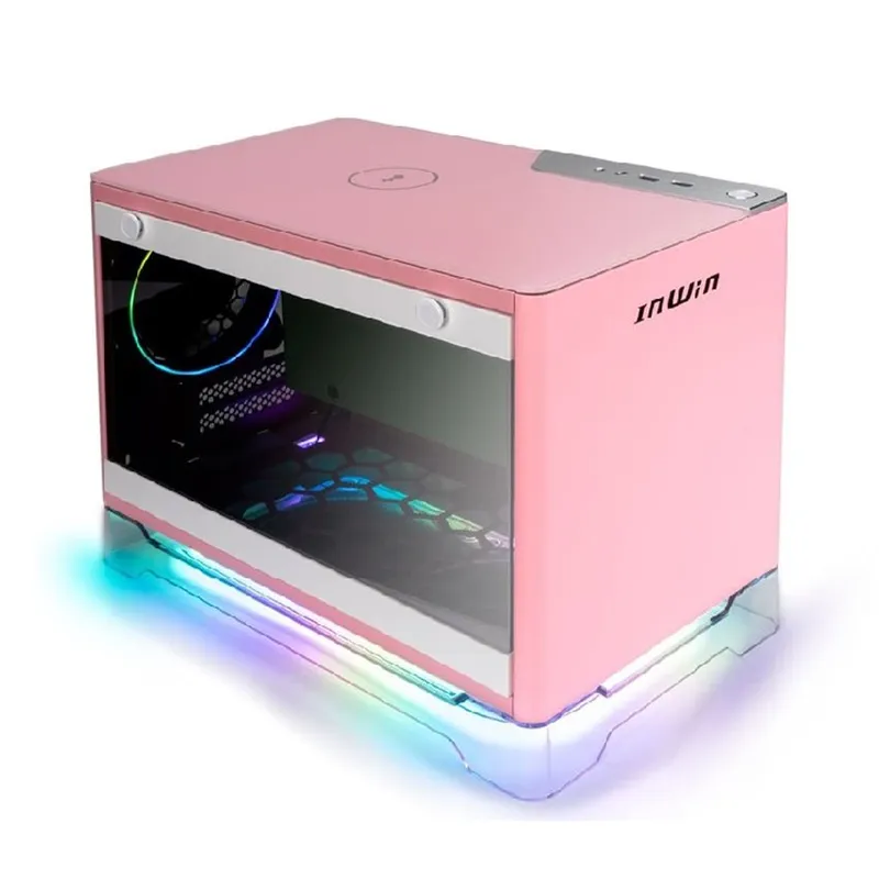 Vỏ case InWin A1 Plus Pink Mini-ITX Tower (Hồng)