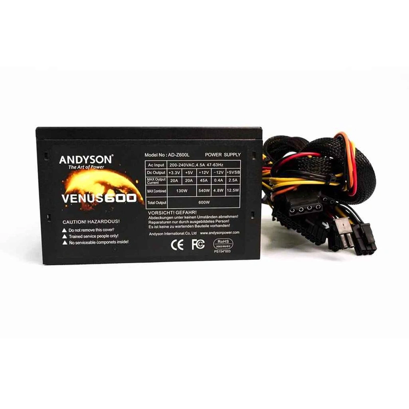 Nguồn Máy Tính Cũ ANDYSON VENUS 600W
