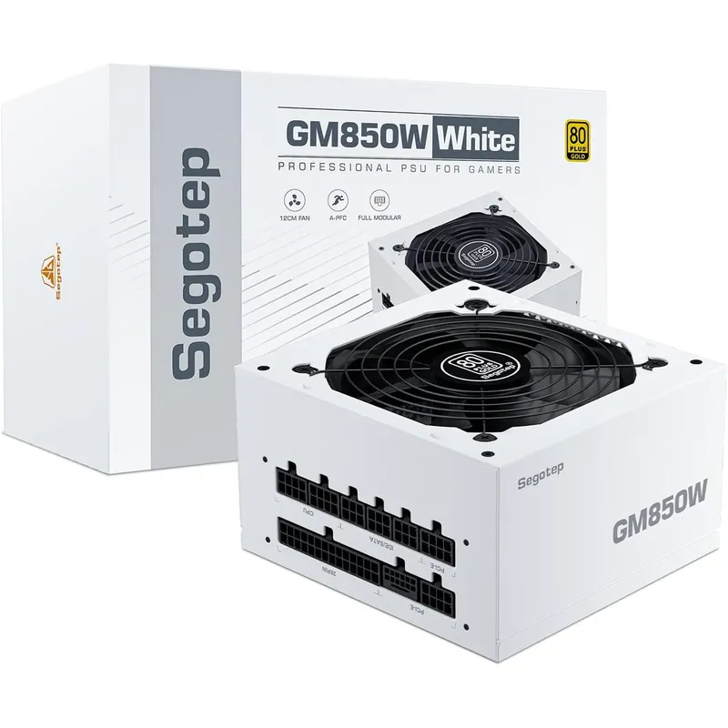 Nguồn Máy Tính Segotep GN850W | 850W, ATX 3.0, 80 Plus Gold, PCIE 5
