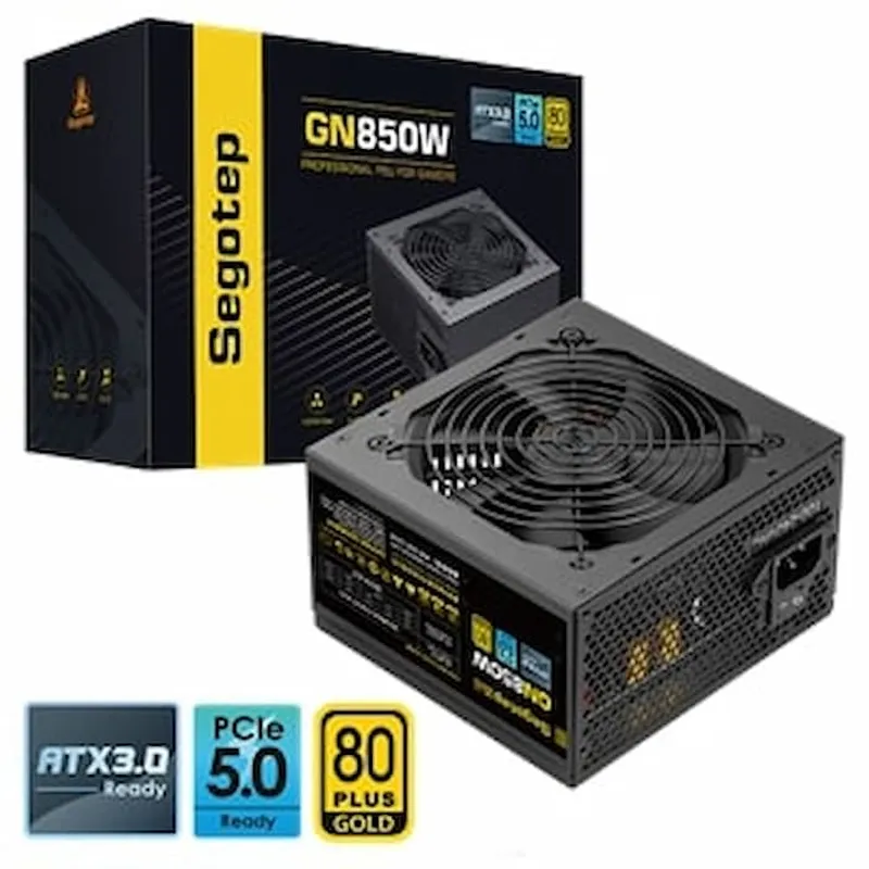 Nguồn Máy Tính Segotep GN850W | 850W, ATX 3.0, 80 Plus Gold, PCIE 5