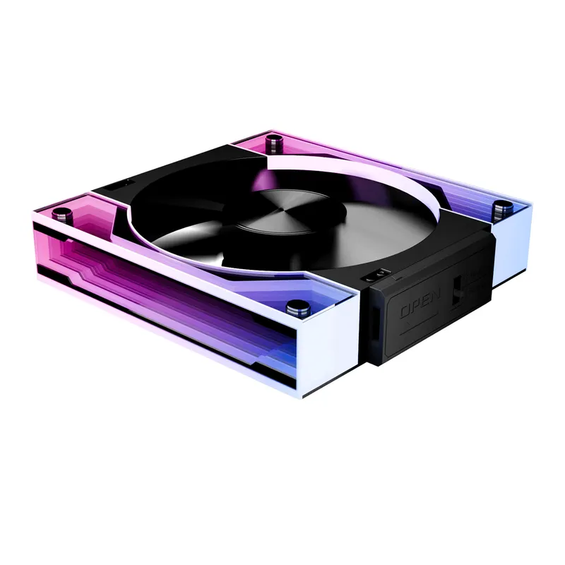 Fan Case Leopard Interstellar V3 - Black | Kit 3 fan, ghép nối không dây, lẫy chuyển hướng gió