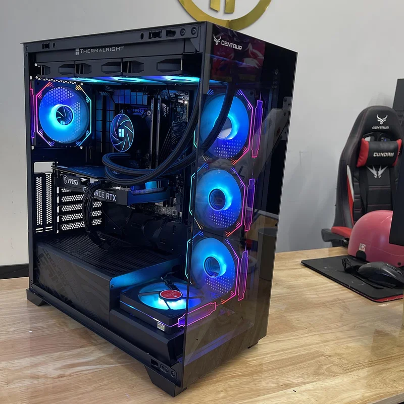PC AMD Đen X670 R5 9600 32GB RX 7600 XT ( All New)