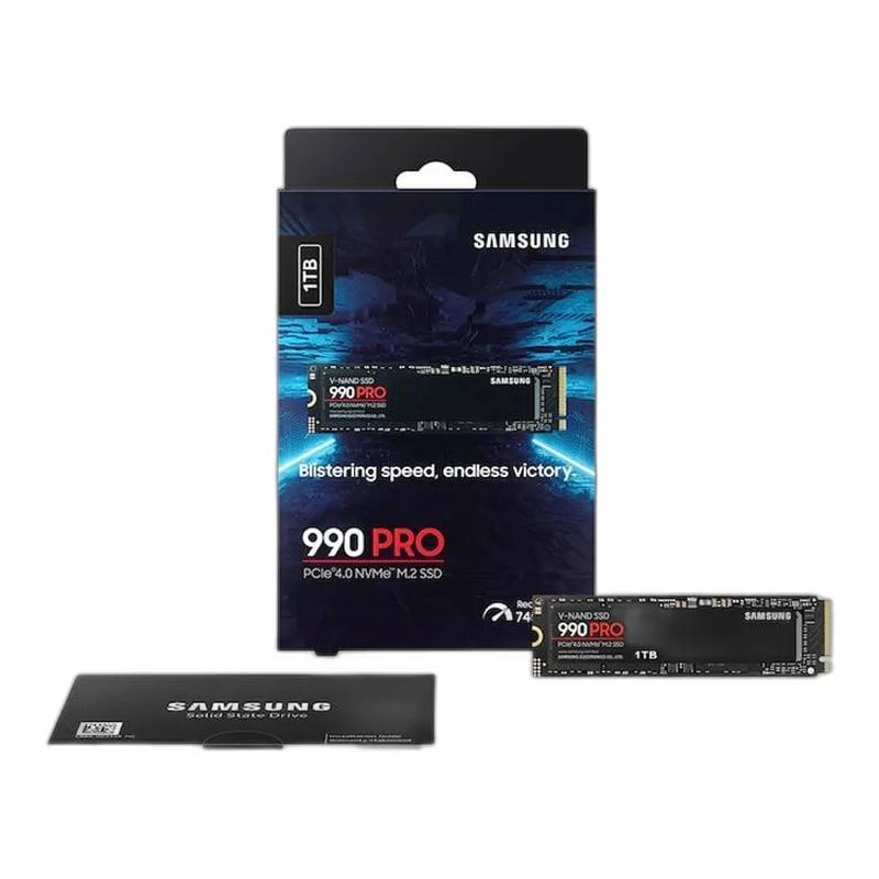 Ổ cứng SSD Samsung 990 PRO PCIe 4.0 NVMe 1TB MZ-V9P1T0 (Box công ty)