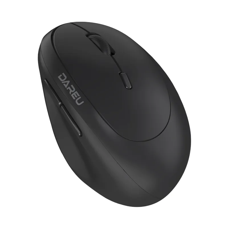 Chuột công thái học Dare-U LM158D - Đen | Dual Mode: Wired + 2.4G