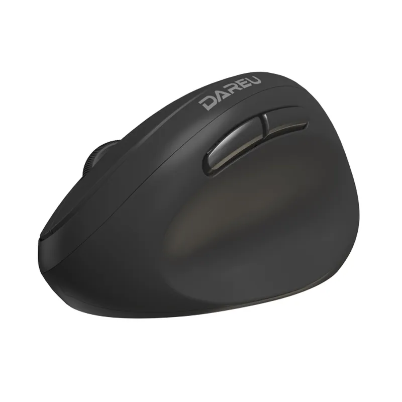 Chuột công thái học Dare-U LM158D - Đen | Dual Mode: Wired + 2.4G