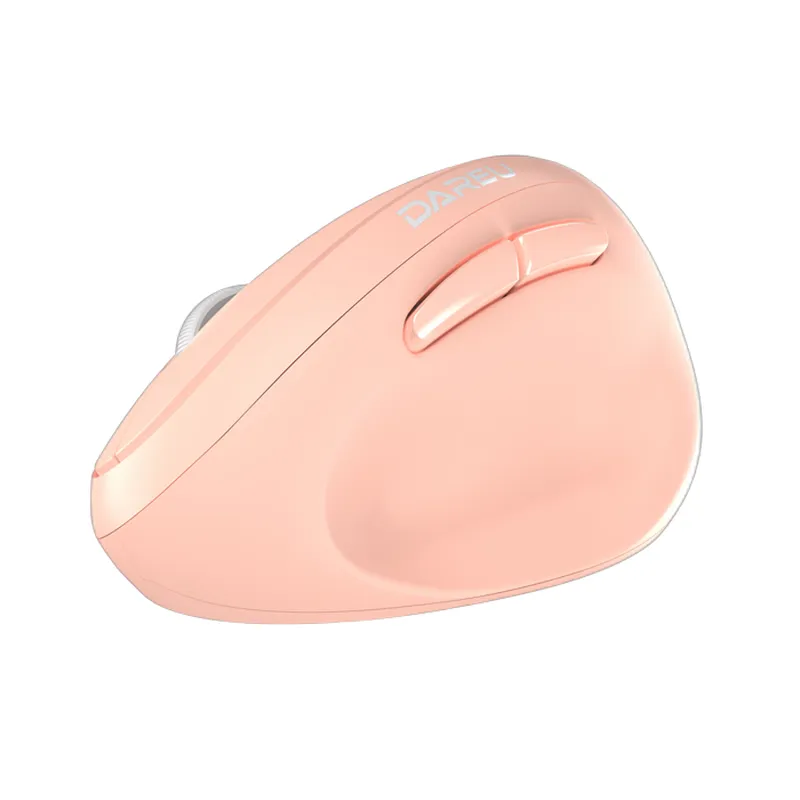 Chuột công thái học Dare-U LM158D - Hồng | Dual Mode: Wired + 2.4G