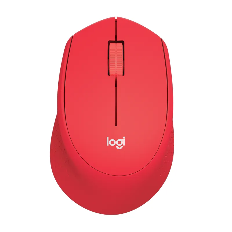 Chuột không dây Logitech M331 Silent (Đỏ)