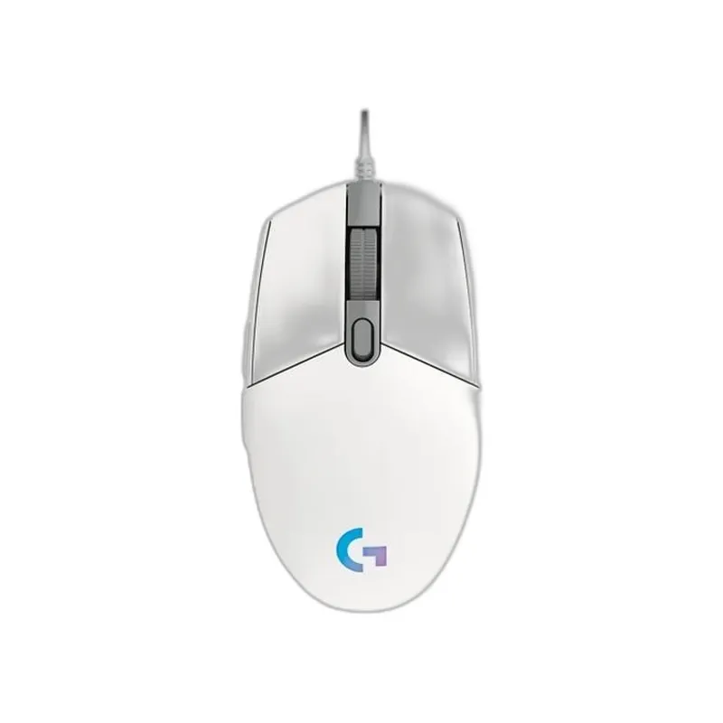 Chuột Logitech G203 Lightsync | Trắng, có dây