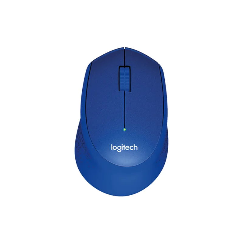 Chuột không dây Logitech M331 Silent (Xanh Dương)