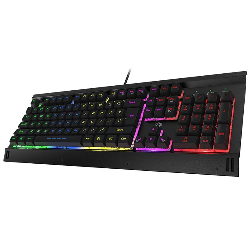 Bàn phím DareU LK145 Led Rainbow Gaming (Đen)