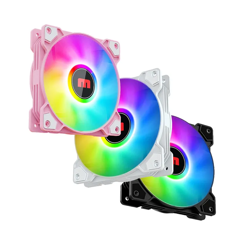 Fan Case Magic FC-01 Auto RGB - Hồng | Cắm nguồn trực tiếp, chuyển màu