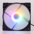 Fan Case Redmoon K8 RGB Fixed - Đen | 12cm, Đệm chống sốc