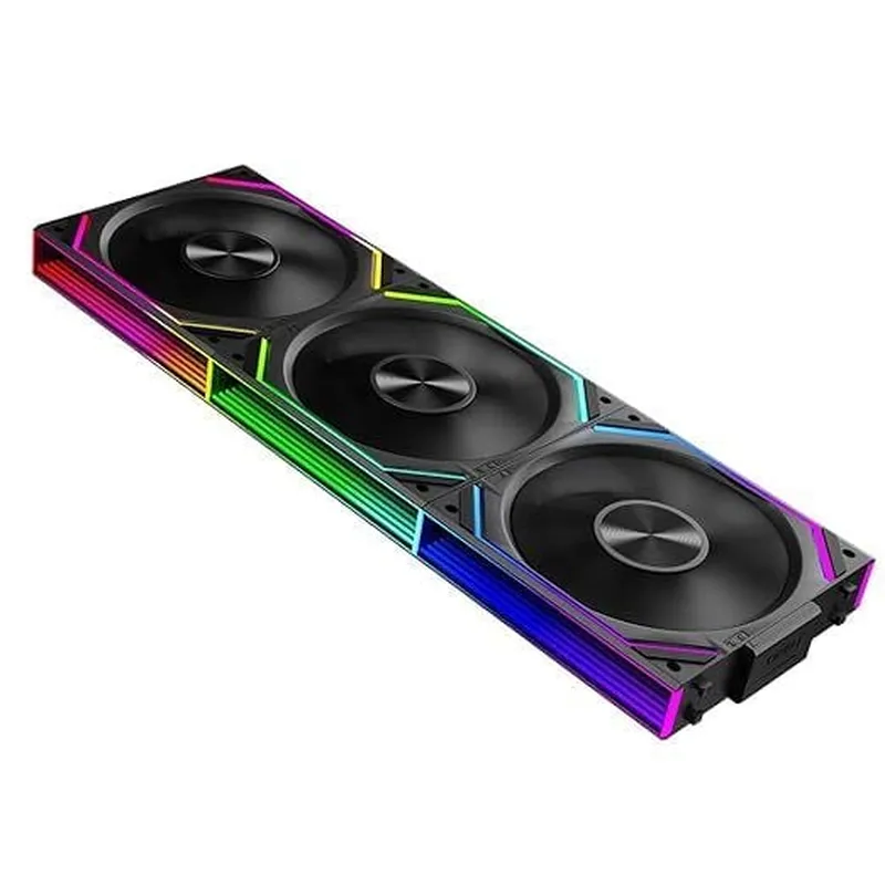 Fan Case Leopard V2RS ARGB - Black | Bộ 3 fan, gió ngược, ghép nối không dây