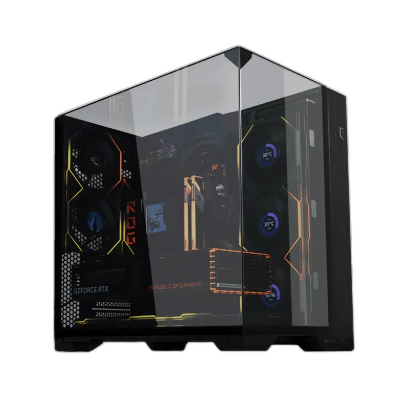 Vỏ Case Lian Li 011 Vision Compact ATX | Đen, không kèm fan (011VPX)
