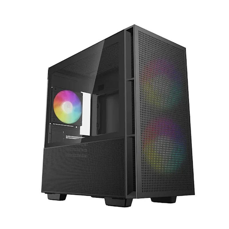 Vỏ case Deepcool CH360 Digital - Đen | Kèm sẵn 3 fan ARGB