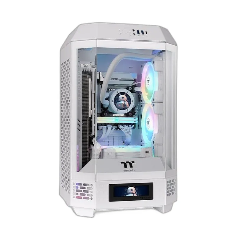 Vỏ Case Thermaltake Tower 250 Mini-ITX Snow White | Không kèm fan (CA-1Z9-00S6WN-00)