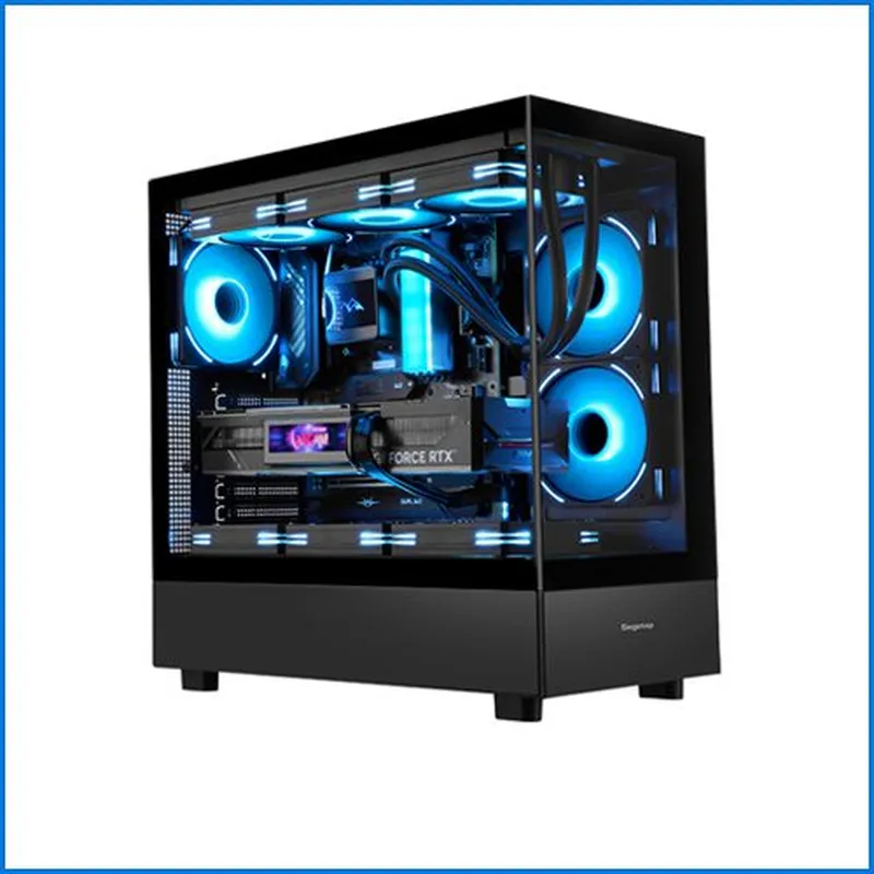 Vỏ Case Segotep Endura Pro+ Đen | Full-ATX, không fan