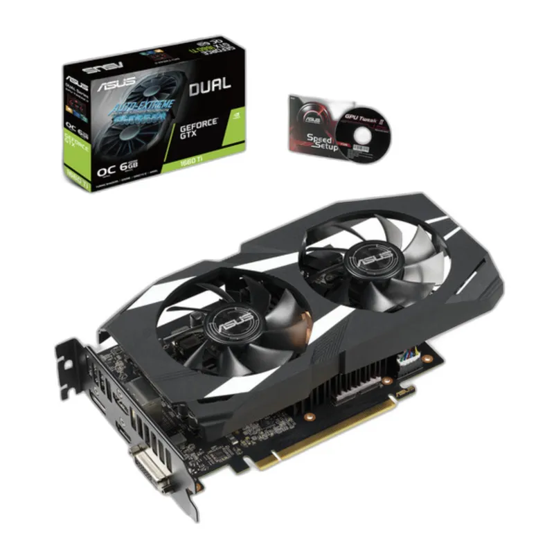 Card màn hình cũ ASUS DUAL-GTX1660TI-6G