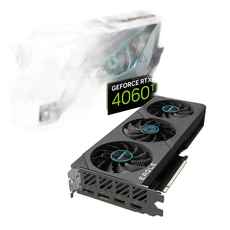 Card màn hình GIGABYTE RTX 4060 Ti EAGLE 8GB (GV-N406TEAGLE-8GD)