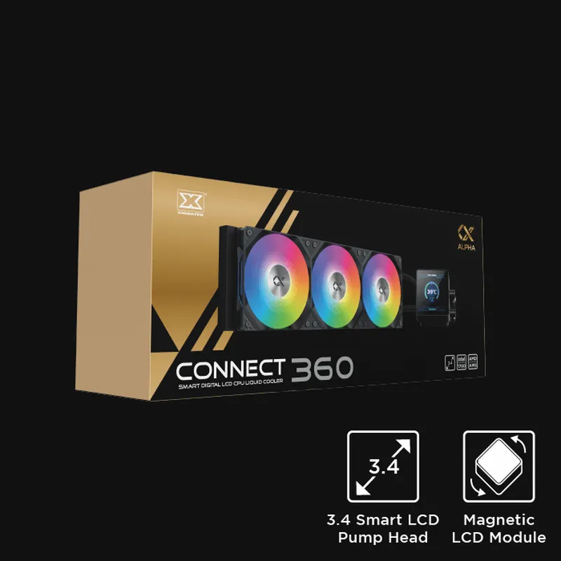 Tản nhiệt nước Xigmatek Alpha Connect 360 ARGB - Black