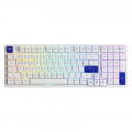Bàn phím cơ Akko 3098B Multi modes Blue on White | Akko CS Switch - Jelly Pink